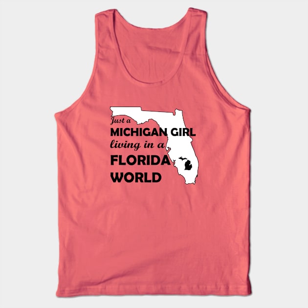 Michigan Girl Tank Top by justin_weise